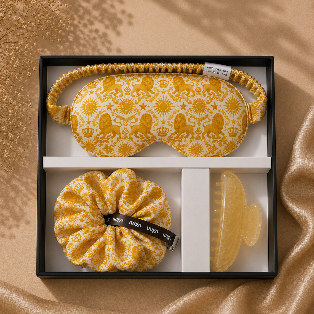 Löwe Seiden-Geschenkset