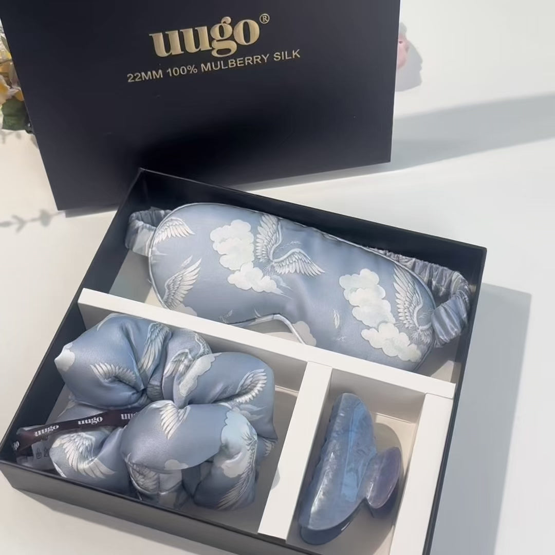 Zwillinge Seiden-Geschenkset