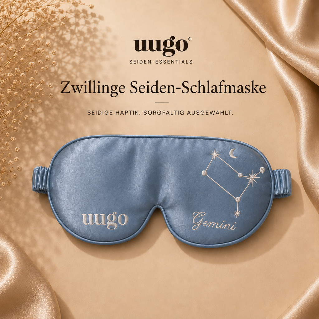 Zwillinge Seiden-Schlafmaske
