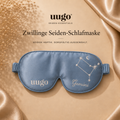 Zwillinge Seiden-Schlafmaske