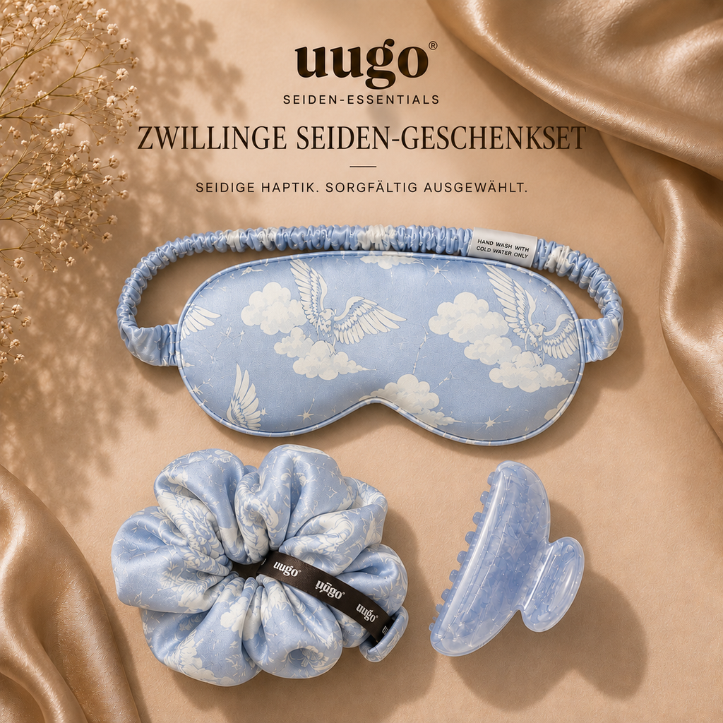 Zwillinge Seiden-Geschenkset