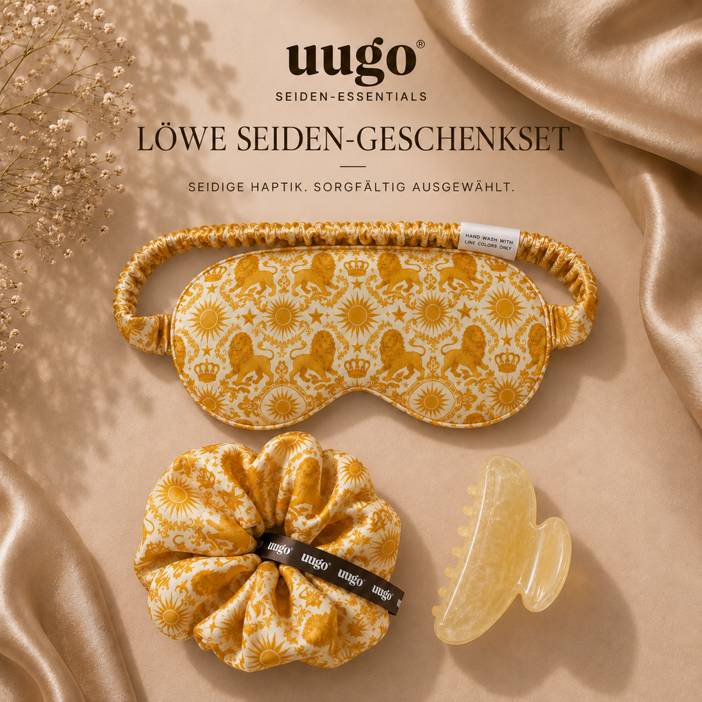 Löwe Seiden-Geschenkset